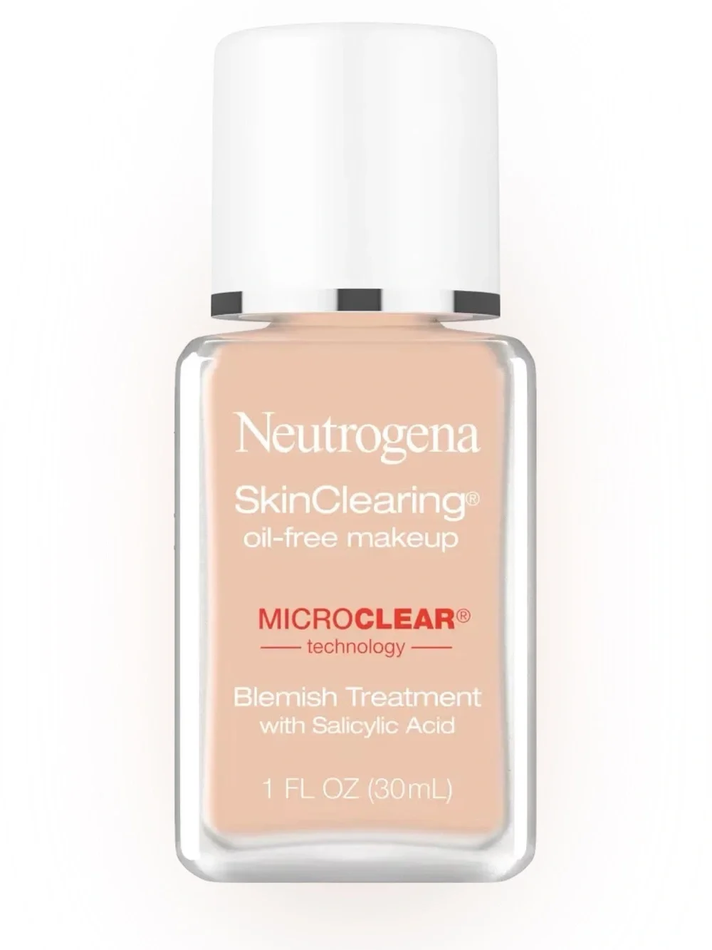 Neutrogena SkinClearing Oil-Free Acne Fighting Liquid Foundation - Buff 30, NEW
